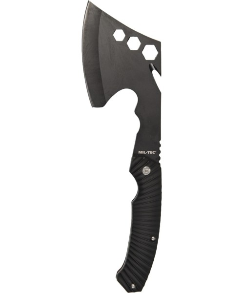 Axes MIL-TEC: BLACK AXE WITH TOOLS AND POUCH