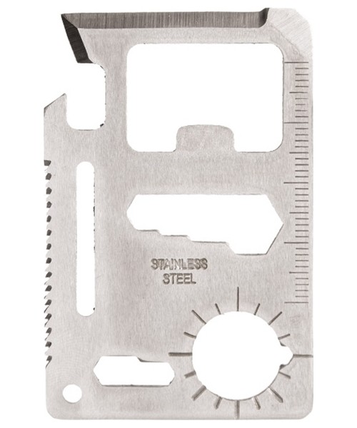 Multifunction Tools and Knives MIL-TEC: SURVIVAL TOOL CARD BLANK WITH POUCH