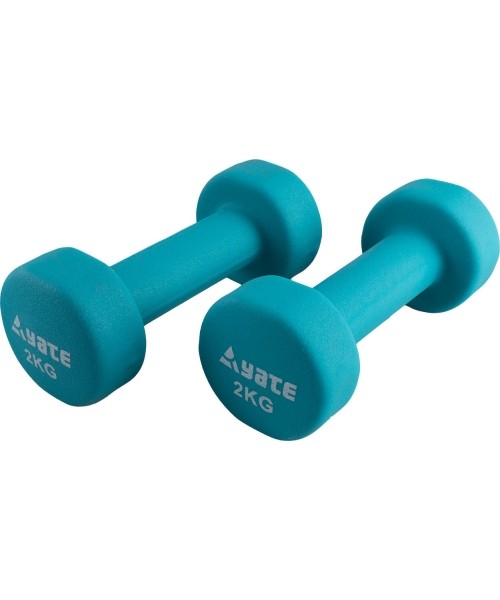 Dumbbells for Aerobics Yate: Neopreniniai fitneso hanteliai Yate 2vnt. x 2kg