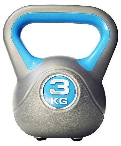 Neoprene Kettlebells inSPORTline: Vinilinė gira cementiniu užpildu inSPORTline 3 kg