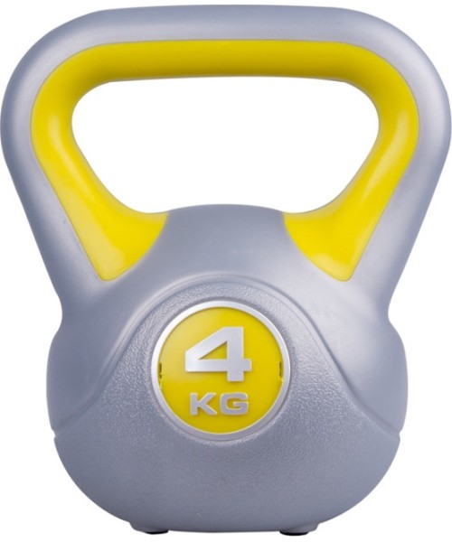 Neoprene Kettlebells inSPORTline: Vinilinė gira cementiniu užpildu inSPORTline 4kg