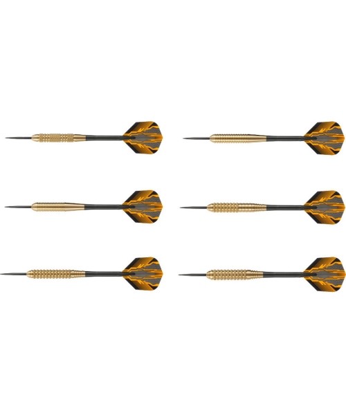 Darts Harrows: Smiginio strėlės Harrows Club Brass Steel - 3 vnt.