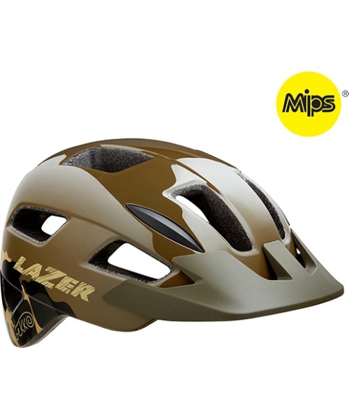 Gloves & Helmets & Accessories Lazer: Dviratininko šalmas Lazer Gekko Mips, dydis 50-56cm, tamsiai žalias