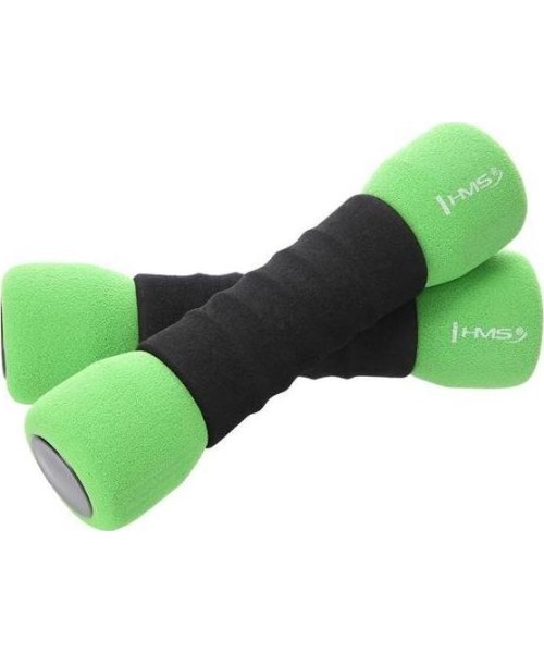 Dumbbells for Aerobics HMS: CM07 MINKŠTI HANTELIAI HMS 2 x 1.5 kg