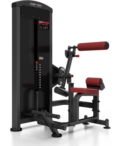 Strength Machines Marbo Sport: Nugaros ir pilvo treniruoklis Marbo MP-U220, raudonas