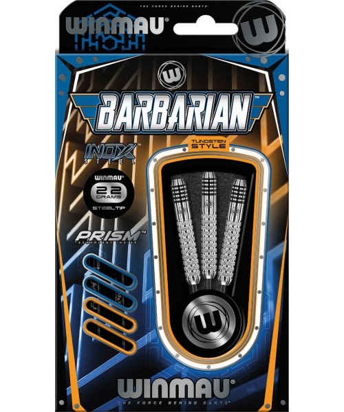 Noolemängu nooled Winmau: Winmau Barbari Inox teraseotsaga nooled Winmau Barbarian Inox