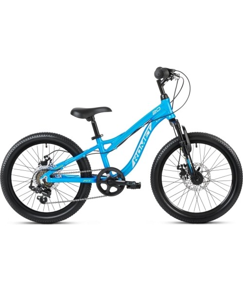 Children's and Junior Bikes Romet: Dviratis Romet Rambler FIT 20 2024 blue-aquamarine-silver