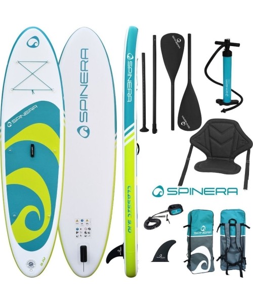 Aerosurf (SUP) Spinera: Pripučiama irklentė Spinera Classic 9.10 Pack 3, 300x76x15cm