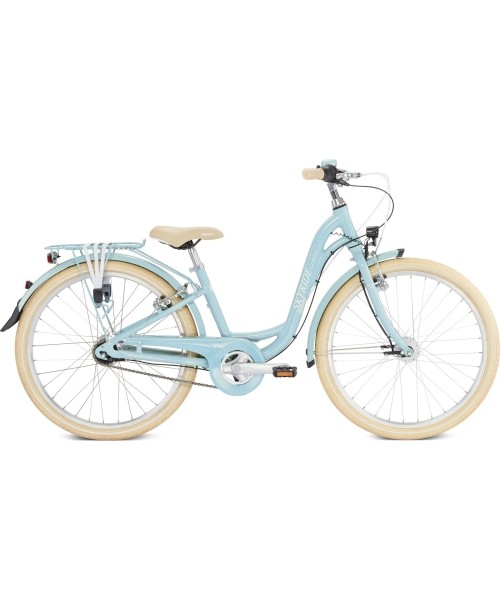 Children's and Junior Bikes PUKY: Dviratis PUKY Skyride 24-7 Classic Alu retro blue