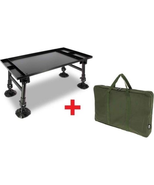 Tables NGT: Stalas NGT Dynamic Bivvy, su dėklu, 35.5x60cm