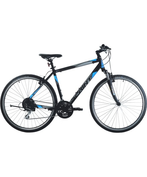 City Bikes : Dviratis SPRINT Sintero Man 28", dydis 20,5" (52cm), juodas/žydras