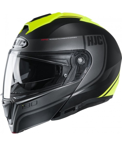 Modular Helmets HJC: Motociklininko šalmas HJC i90 Davan MC4HSF P/J