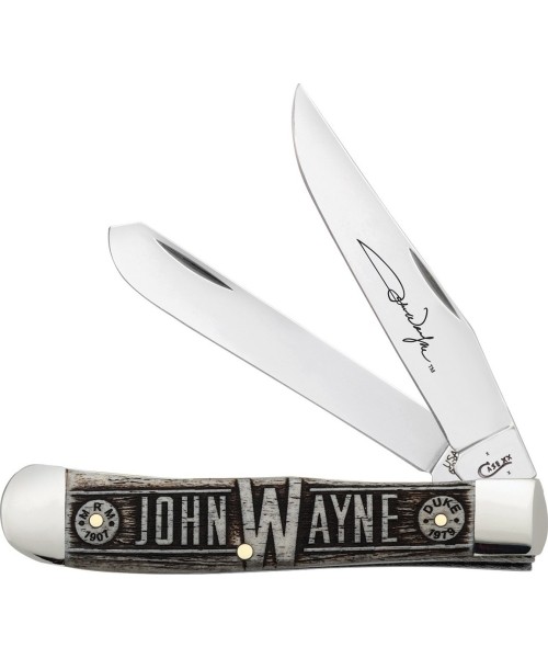 Multifunction Tools and Knives W.R. Case & Sons Cutlery Co.: Knife Case SS John Wayne Bone Trapper, in Giftset Box