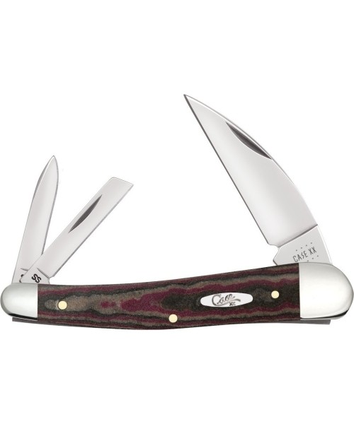 Multifunction Tools and Knives W.R. Case & Sons Cutlery Co.: Kišeninis peiliukas Case SS Rustic Red Richlite Seahorse Whittler