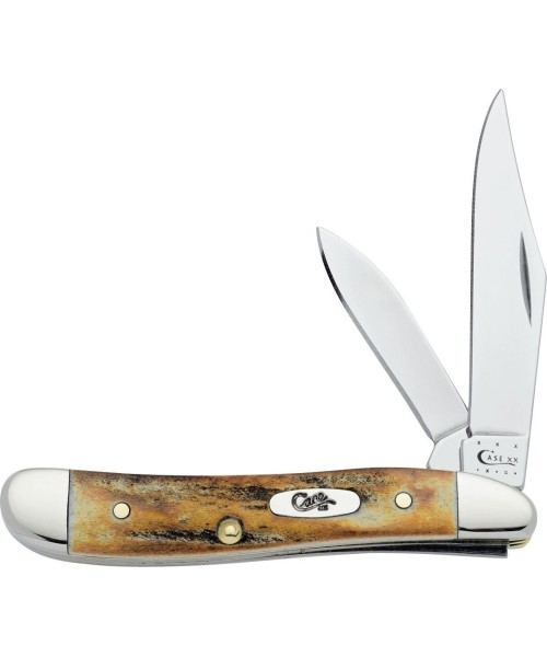 Multifunction Tools and Knives W.R. Case & Sons Cutlery Co.: Folding Knife Case SS Burnt Stag Peanut