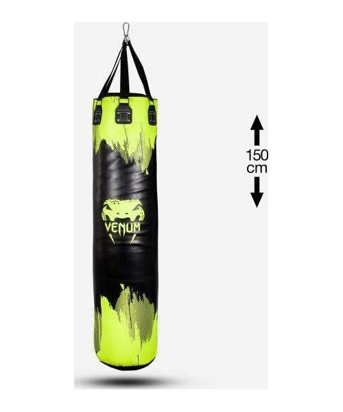 Punching Bags Venum: Venum Hurricane Punching Bag - Neo Yellow/Black - 150 cm