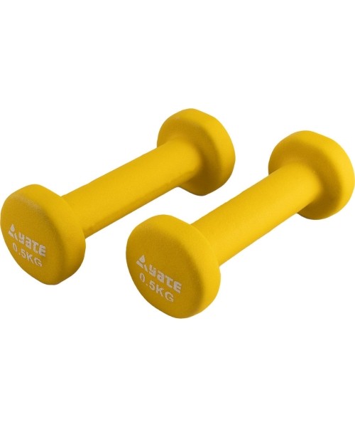 Dumbbells for Aerobics Yate: Neopreniniai fitneso hanteliai Yate 2vnt. x 0,5kg