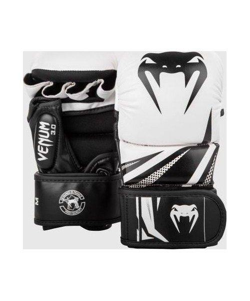 MMA kindad Venum: Sparingo pirštinės Venum Challenger 3.0 - White/Black