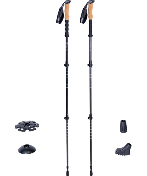 Käimiskepid inSPORTline: 3-Piece Carbon Trekking Poles inSPORTline Portello