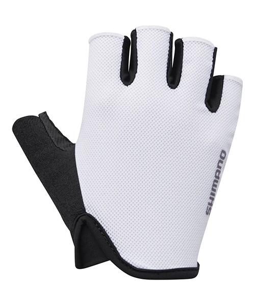 Gloves & Helmets & Accessories Shimano cycling: Dviratininko pirštinės Shimano Airway W'S, dydis M, baltos