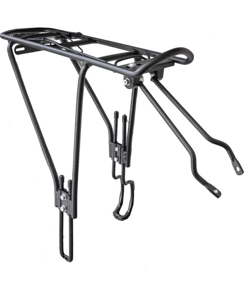 Gloves & Helmets & Accessories : Luggage rack HYL39 22-28", aluminium (black)