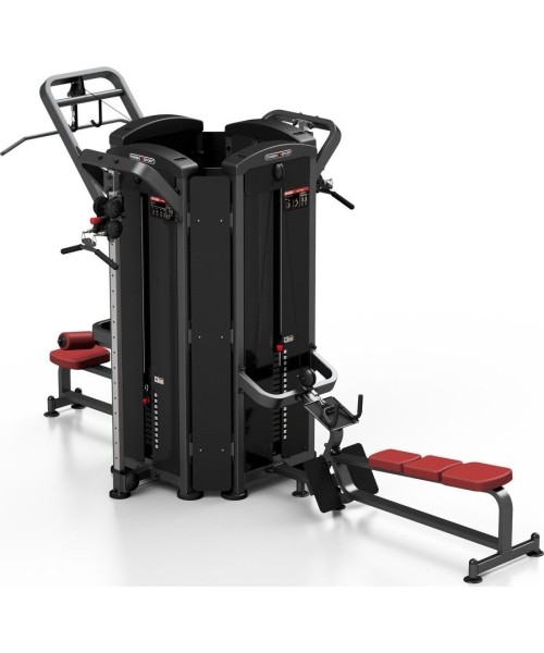 Strength Machines Marbo Sport: Daugiafunkcis treniruoklis Marbo MP-T001 Mini, raudonas