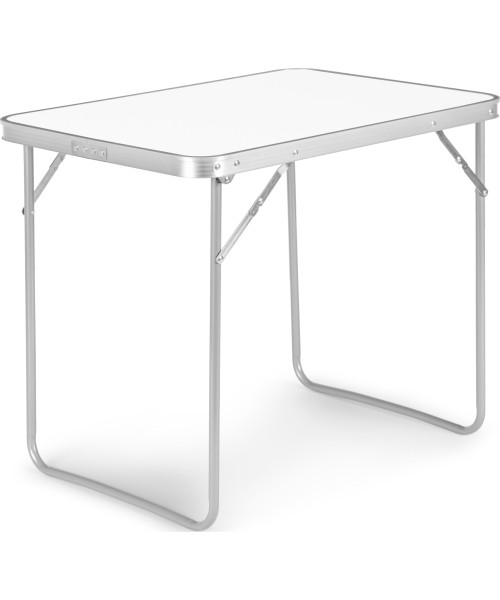 Tables ModernHOME: Turistinis sulankstomas pikniko stalas 70x50cm baltas