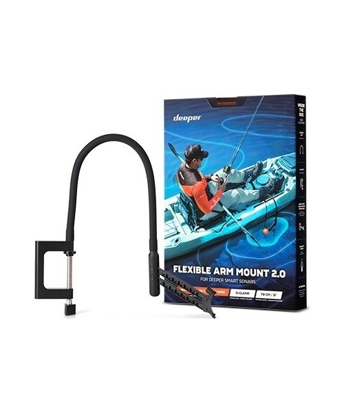 Echolots and Sonars Deeper: Flexible Arm Mount for Boats or Kayaks Deeper Sonar 2.0