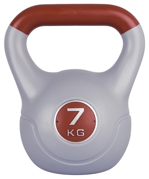 Neoprene Kettlebells inSPORTline: Vinilinė gira cementiniu užpildu inSPORTline 7kg