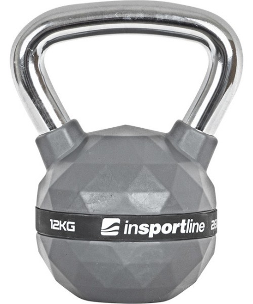 Rubber-Coated Sets inSPORTline: Rubber-Coated Kettlebell inSPORTline PU 12 kg