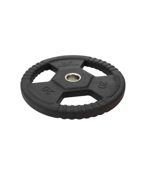 Kummiga kaetud Ruberton kettad Bauer Fitness: Gumuotas svoris su rankenomis Bauer Fitness Premium 20kg (50mm)