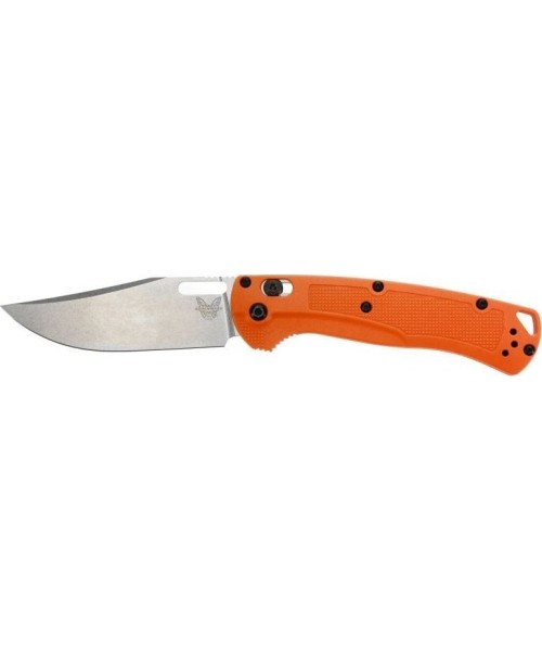 Jahi- ja ellujäämisnoad Benchmade: Peilis Benchmade 15535 Taggedout, CPM-154, Orange Grivory