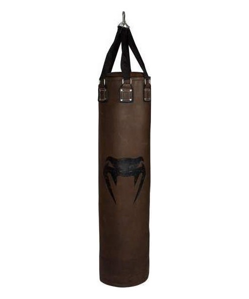 Poksikotid Venum: Venum Vintage Heavy Bag - Brown - Filled - Cowhide Leather