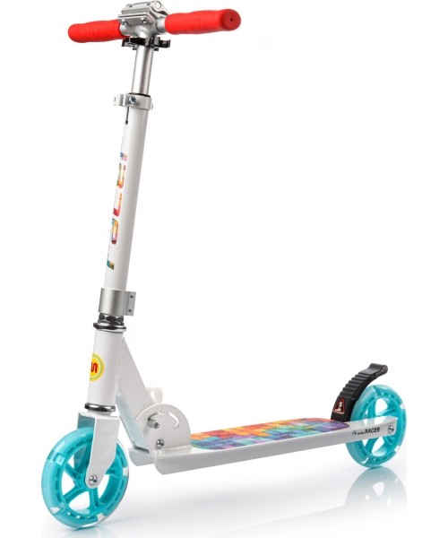 Children's Scooters Meteor: Motorolerio lenktynininkas kubas