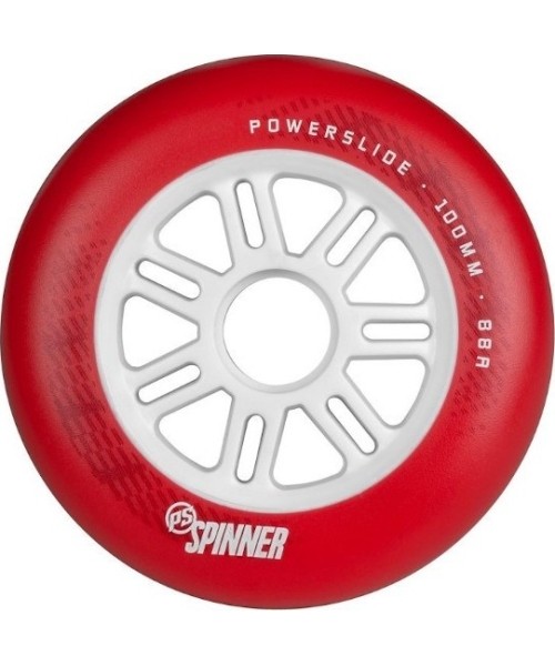 Spare Wheels for Skates Powerslide: Riedučių ratukai Powerslide Spinner 100mm