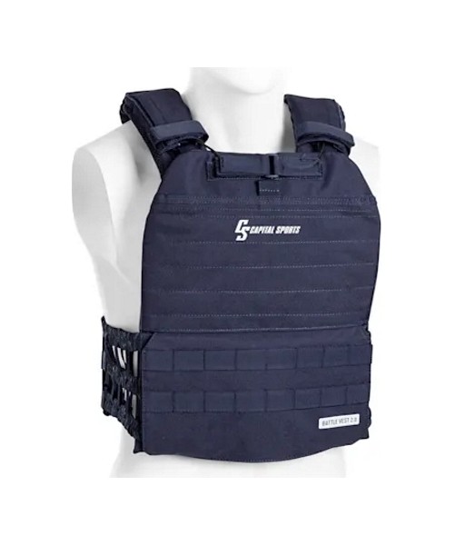 Raskusvestid Capital Sports: Pasunkinta liemenė Capital Sports Battlevest 2.0 2 x 4 kg – mėlyna