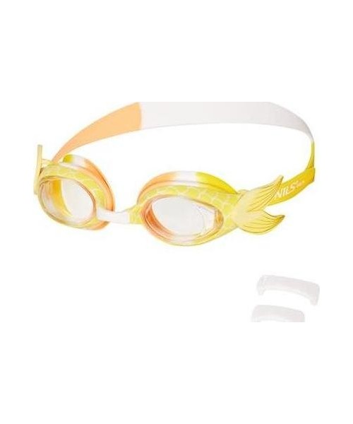 Diving Goggles & Masks : NQG870SAF GELTONA UNDINĖLĖ JAUNIMO AKINIAI NILS AQUA