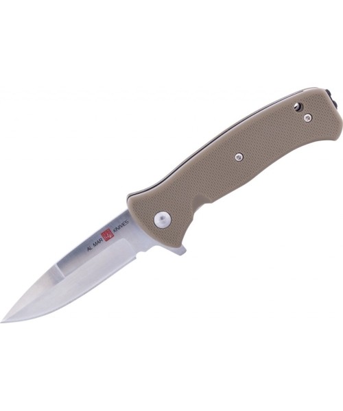 Hunting and Survival Knives Al Mar Knives: Knife Al Mar 2212 Mini S.E.R.E. 2020 Coyote Tan, Plain