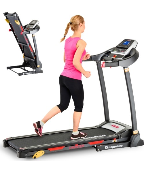 Treadmills inSPORTline: Bėgimo takelis inSPORTline Lavister (iki 120kg, 1.5AG)