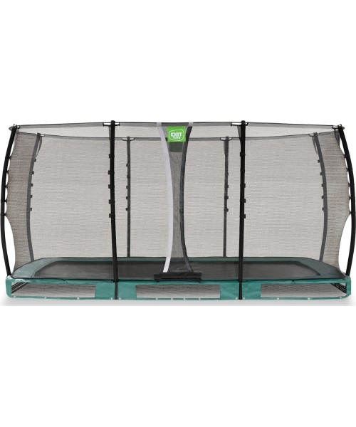 Maasisse paigaldatavad batuudid Exit: EXIT Allure Classic ground trampoline 244x427cm - green