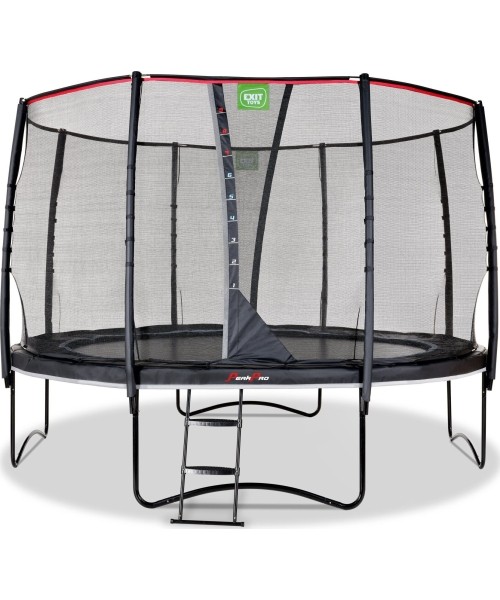 On-ground trampolines Exit: EXIT PeakPro trampoline ø366cm - black