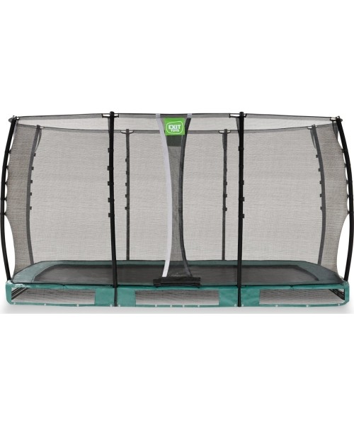 Maasisse paigaldatavad batuudid Exit: EXIT Allure Classic ground trampoline 214x366cm - green