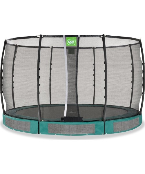 Maasisse paigaldatavad batuudid Exit: EXIT Allure Premium ground trampoline ø366cm - green