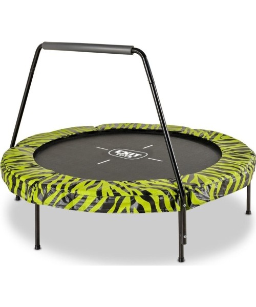 Ehitatakse batuute Exit: EXIT Tiggy Junior trampoline with bar ø140cm - black/green