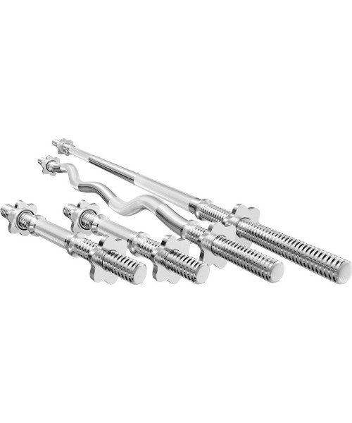 Barbell Bars 25mm - 30mm Marbo Sport: Grifų ir užraktų komplektas Marbo MWG3