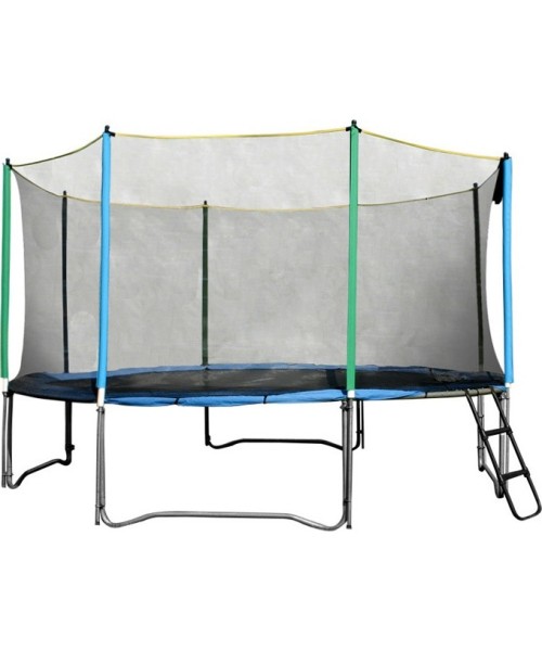 On-ground trampolines inSPORTline: Batutas su apsauginiu tinklu inSPORTline Top Jump 244 cm