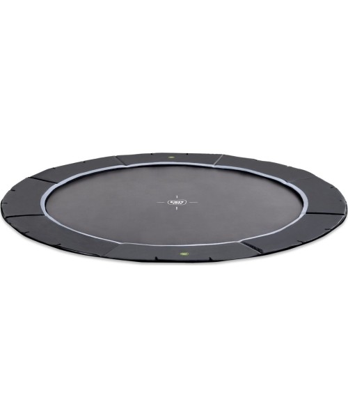 In-ground trampolines Exit: EXIT Dynamic ground level sports trampoline ø427cm - black