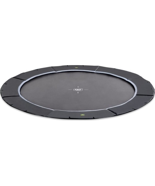 In-ground trampolines Exit: EXIT Dynamic ground level sports trampoline ø366cm - black