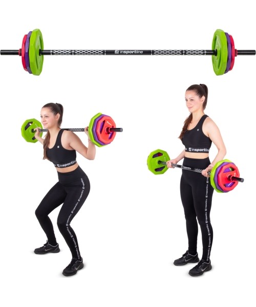 Full Weight Sets inSPORTline: Barbell + Weight Plate Set inSPORTline Pumpino