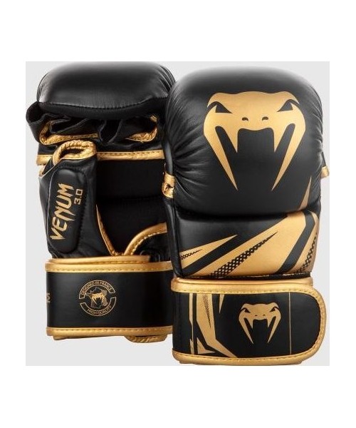 MMA kindad Venum: Sparingo pirštinės Venum Challenger 3.0 - Black/Gold